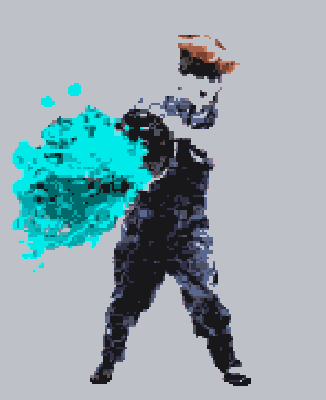 Mężczyzna oblewa wszystkich wodą